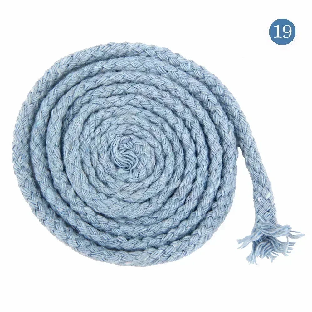 Premium Cotton Twisted Rope for Sewing & Crafting - 10M 5/7mm, Ideal for Bag Straps & Home Decor