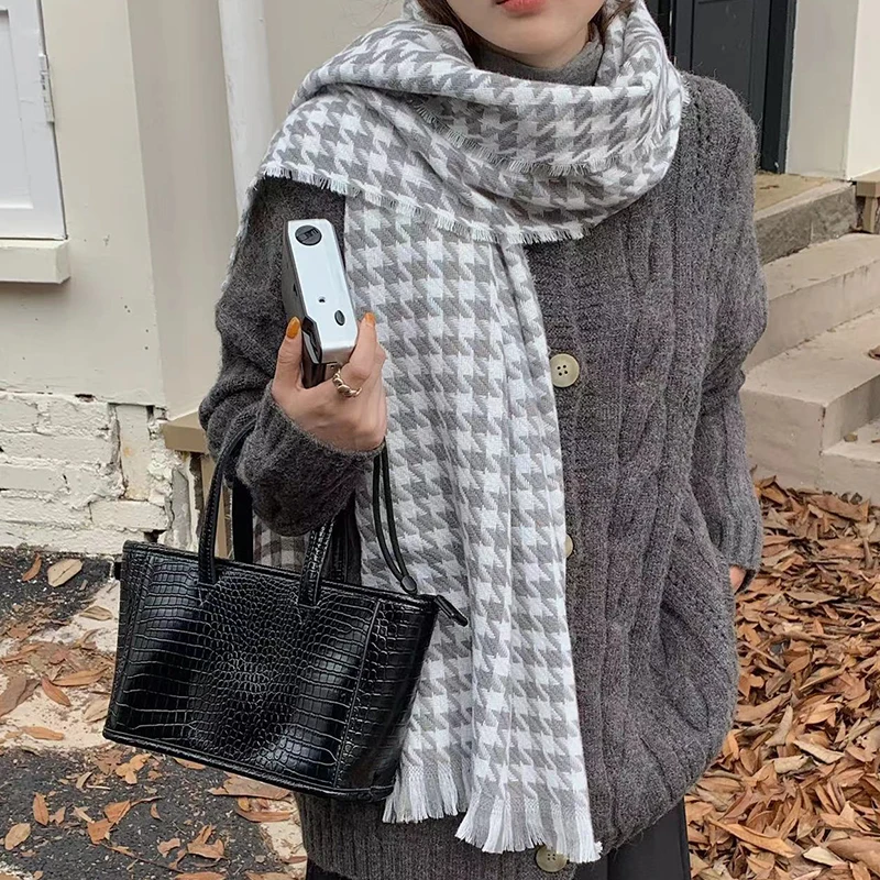 Houndstooth Scarf Women | Apparel Houndstooth Scarves