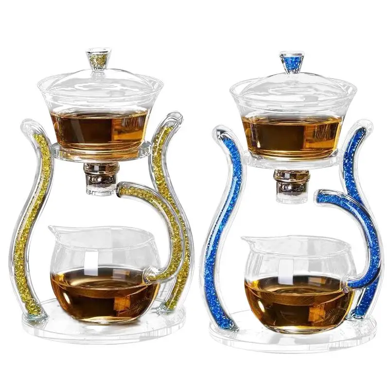 magnetic-glass-tea-pot-automatic-water-filling-heat-resistant-glass-tea-set-magnetic-water-diversion-rotating-cover-bowl-teapot