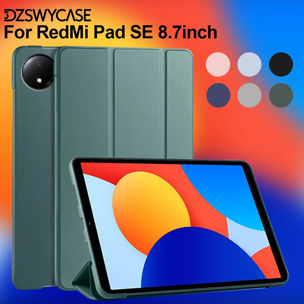 Silicone Slim Trifold Stand Tablet Case with Auto Sleep/Wake and Smart Cover