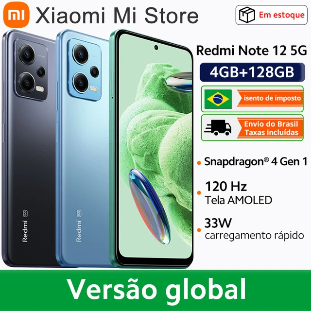 Xiaomi Redmi Note 12 5G Smartphone Global Version 128GB/256GB NFC 6.67  Snapdragon® 4 Gen 1 120Hz AMOLED 33W Fast Charging - AliExpress