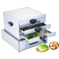 3 Layers Electric Steamer Drawer Type Multifunction Steamer Steamed Vermicelli Roll Rice Noodle Steaming Machine 2