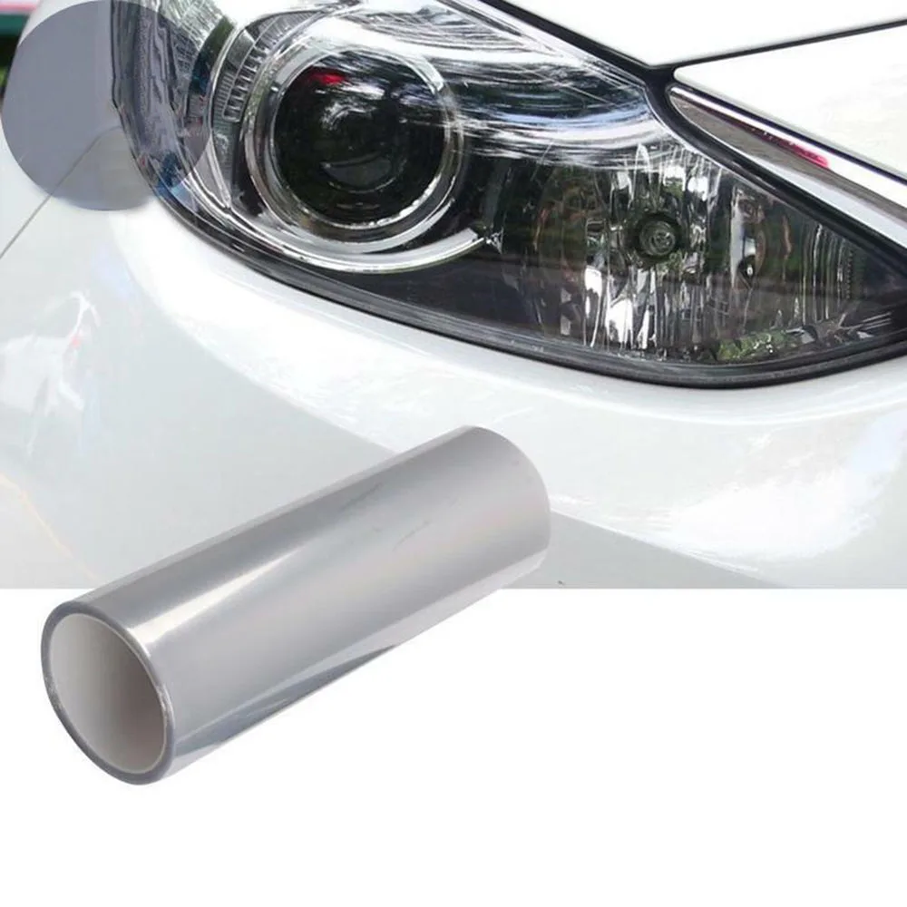 

1 Roll 3-Layer Headlight Lamp Protective Film 60CM Sticker Solid Scratch Resistant Car Exterior Accessories