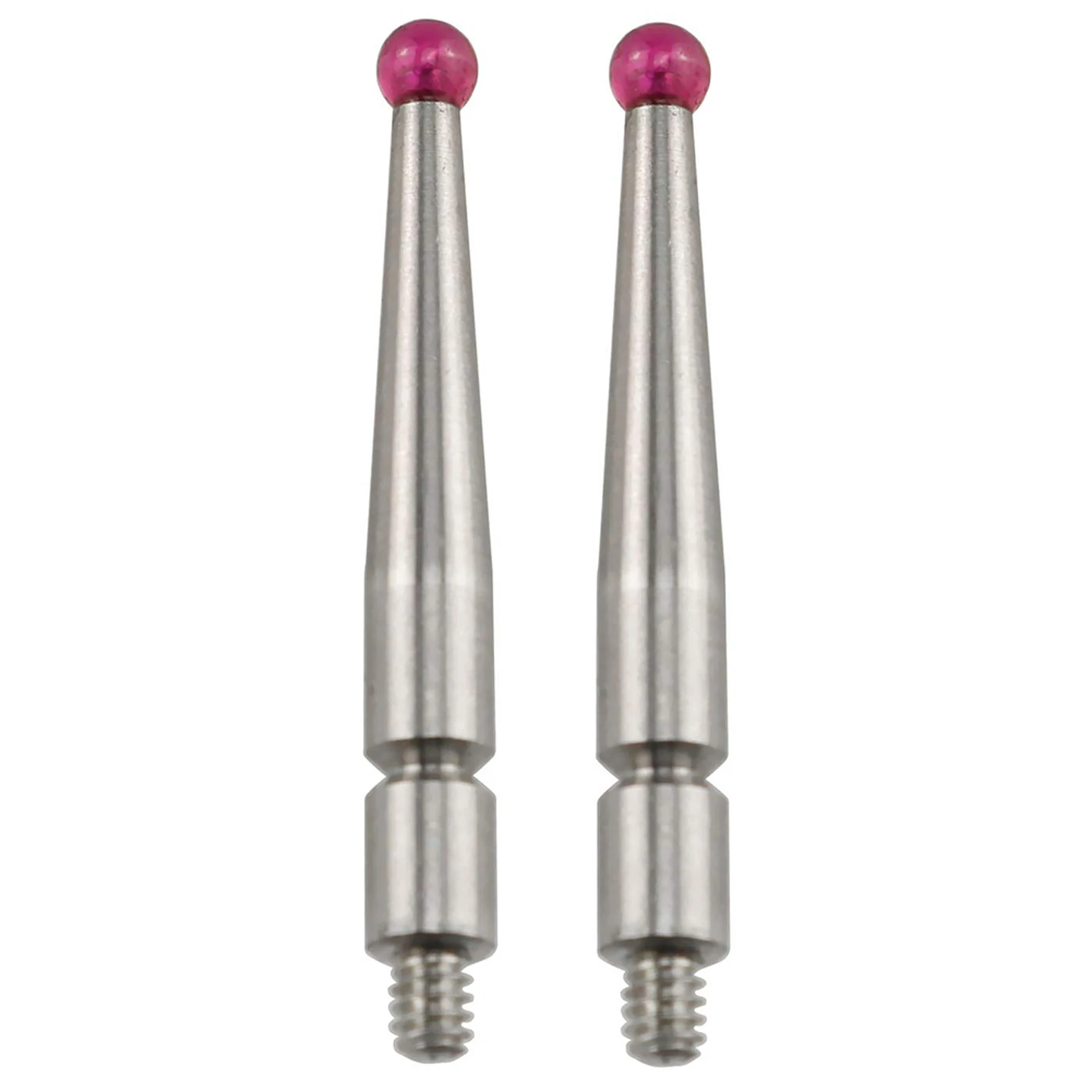 

2pcs Contact Points For Dial Test Indicator D:2mm Carbide Ball 20.9mm M1.6Thread Tungsten Carbide Ball CNC Metalworking Tool