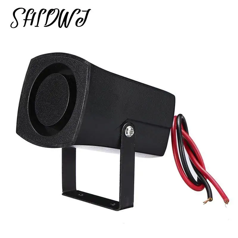 2023 Nuovo 6 Toni Regolato Automaticamente Auto Polizia Allarme Antincendio Cicalino Corno 12-24V Avvertimento Suono Forte Camion Barca Sirena