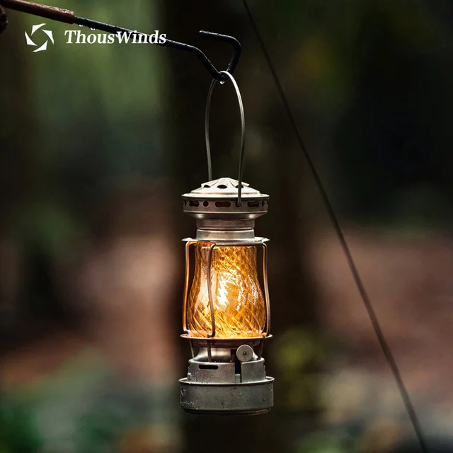 Vintage-inspired kerosene lamp for outdoor adventures