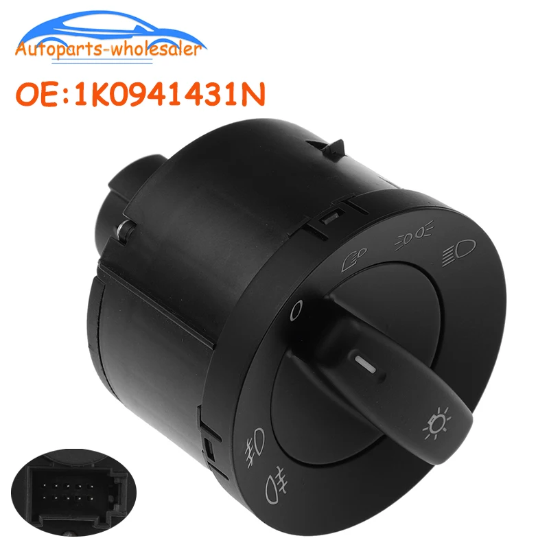Headling Fog Lamp Switch 1K0941431N 1K0941431A Fit For V-W Caddy III Touran