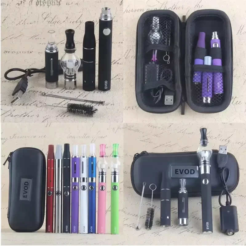 Electronic Cigarettes 3 in 1 Vape Pen Kits Evod Battery MT3 Tank Globe Glass Tank Ago G5 Dry Herb Atomizers Vaporizer Smoke Ecig - 2