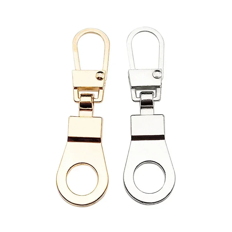 5pcs Removable zipper head metal zipper head outerwear backpack pendant DIY sewing and repair accessories