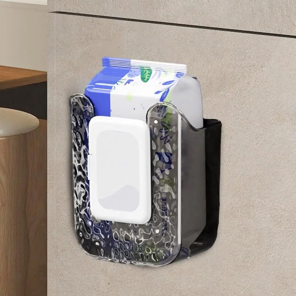 Taschentuchbox für Badezimmer, Nicht Perforierte Wandmontierte Feuchttücher-Aufbewahrungsbox, Organizer, Taschentuchspender, Selbstklebende Box – Detail 6
