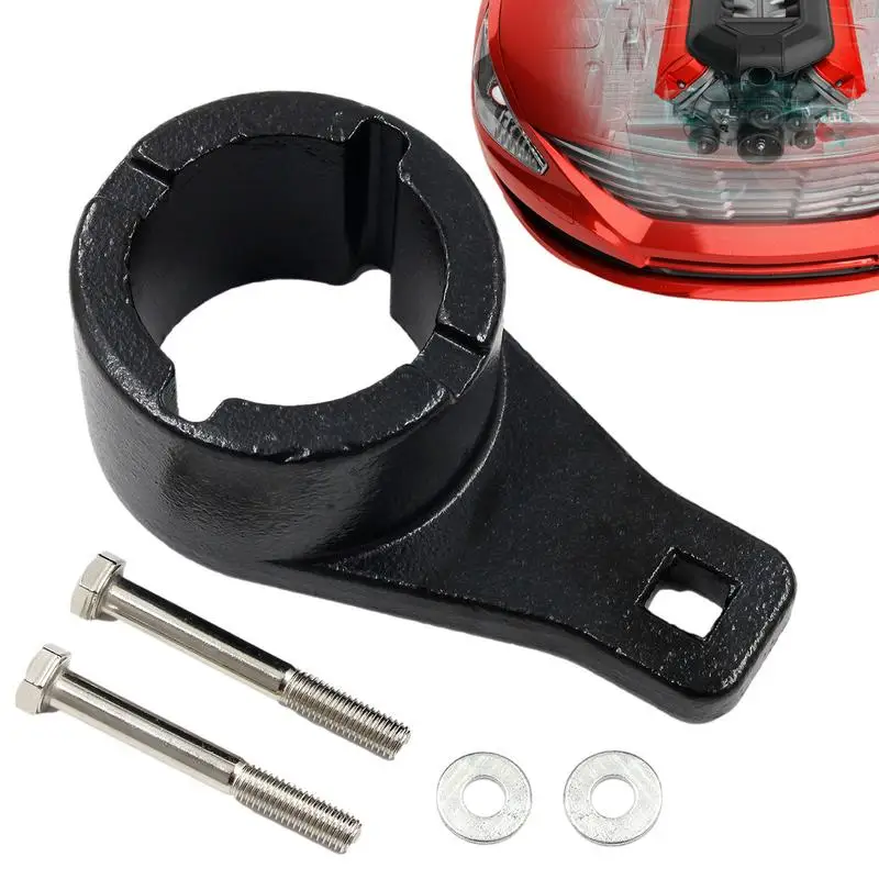 

Crankshaft Crank Pulley Holding Tool Compatible WithToyota Heavy Duty Harmonic Damper ForLexus With Crank Bolts And Washers