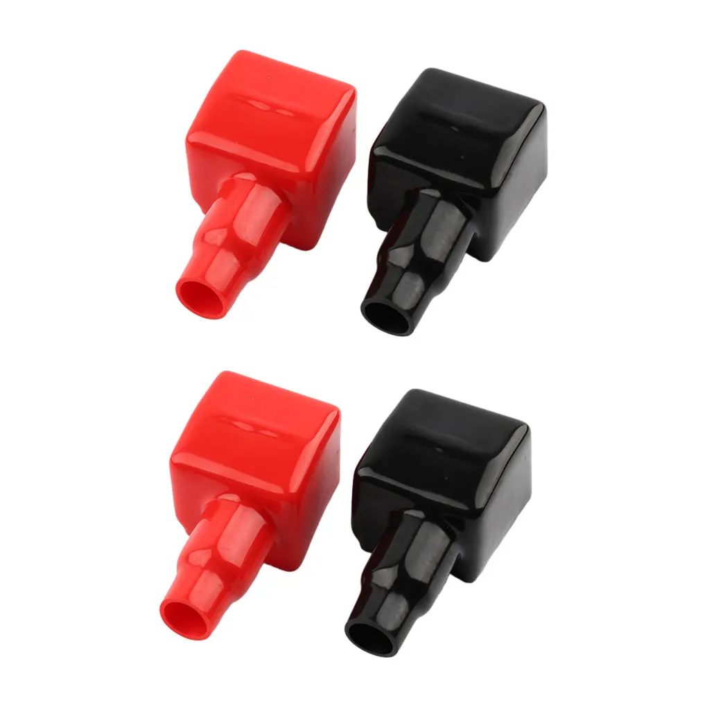 

2/3/5 2pair Battery Terminals Sturdy PVC Car Battery Terminal Cover Widely Used Battery Terminal Protector