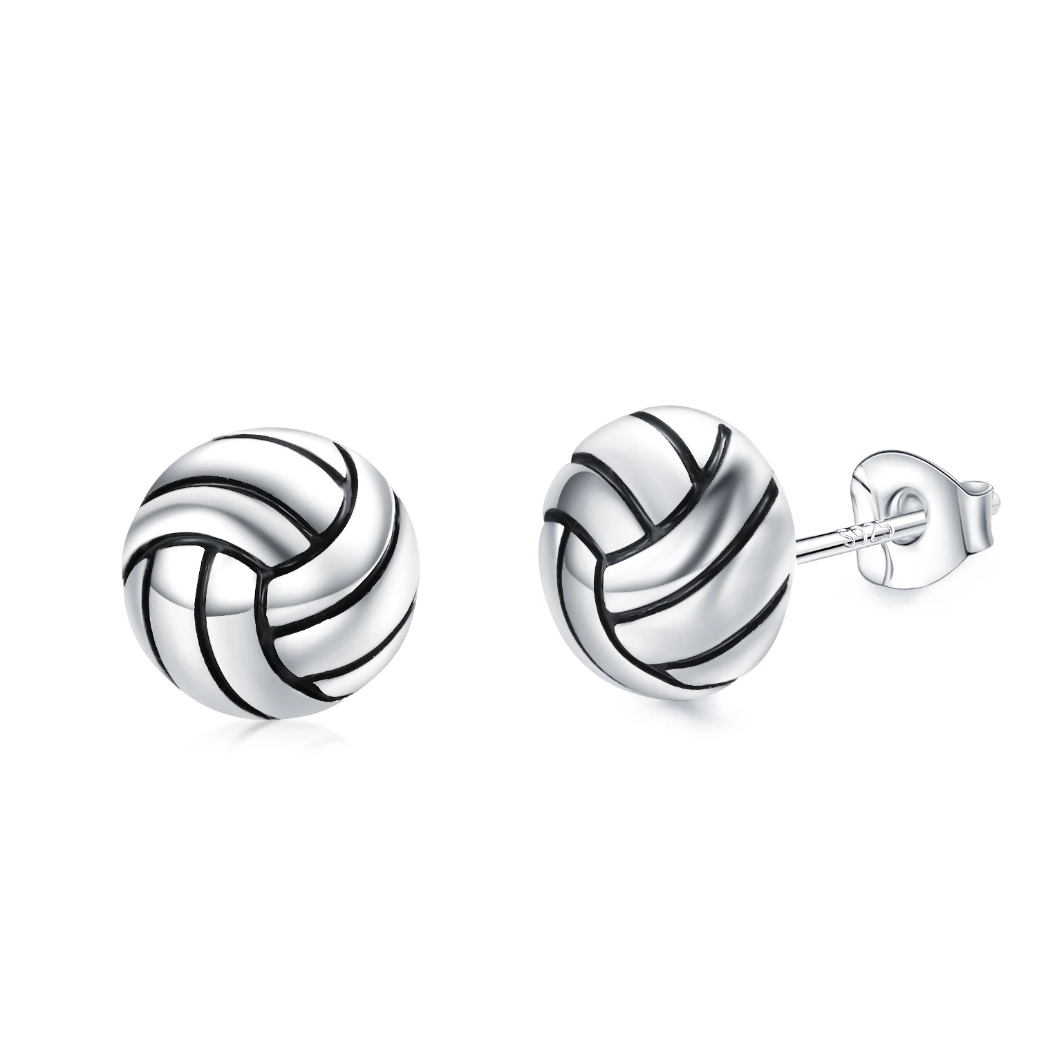 Nosiny 8 Pairs Sports Earrings Sport Jewelry Cute Basketball Volleyball  Football Softball Soccer Tennis Baseball Stud Earrings Sport Stud Earrings  for