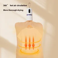 Многофункциональная сушилка для одежды, портативная складная сушилка для одежды, быстрая сушилка с горячим воздухом, мини-компактная в отеле, дома — изображение 4