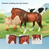 13PCS Children's Simulated Animal Model Toy Set Elephant Gorilla Tiger Lion Hippo Panda Farm Small Animal Toys with Picture Book 3
