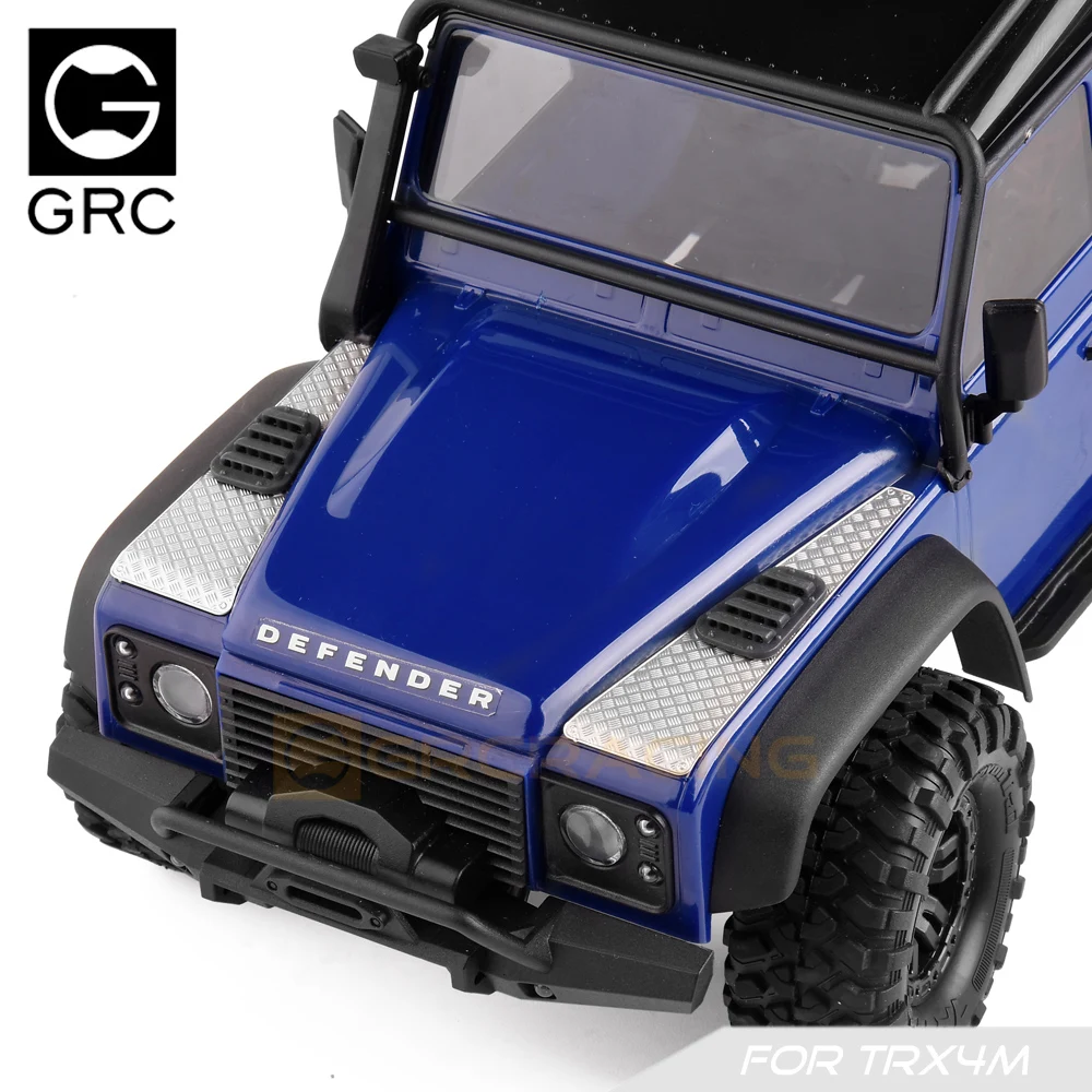 Griglie Aspirazione Aria In Metallo Per Traxxas TRX-4 1/10 RC Crawler &ndash; 1 Paio, Coperchio Cappuccio