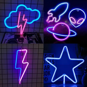 Sky LED Neon Sign – Space & Gamer Room Decor
