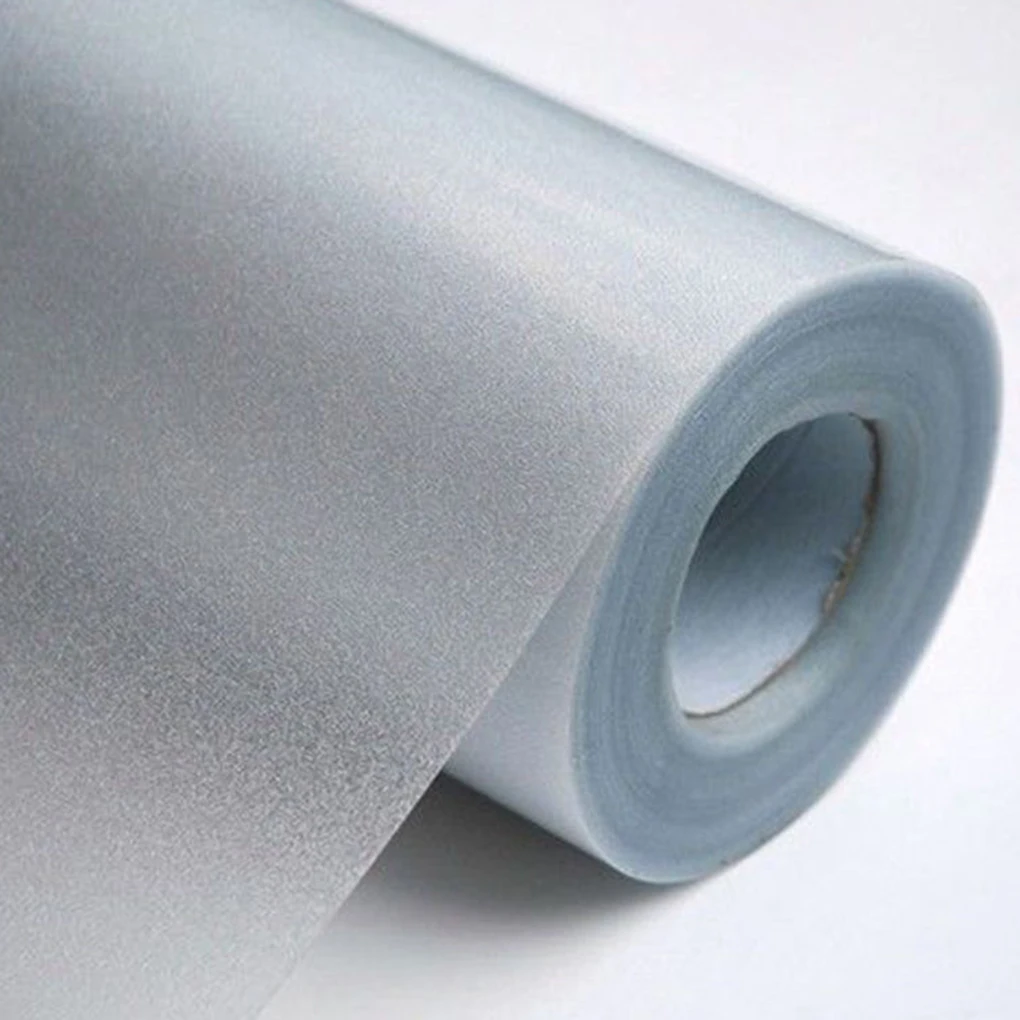 

45cm PVC Frosted Window Film Waterproof Glass Sticker Home Office Privacy Frosted Self Adhesive Film Bathroom Glass Decals