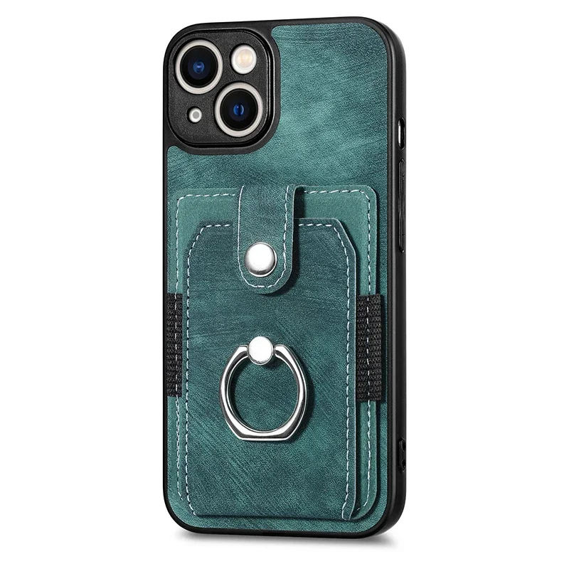 Slim Protective Ring Card Holder Phone Case Back Cover