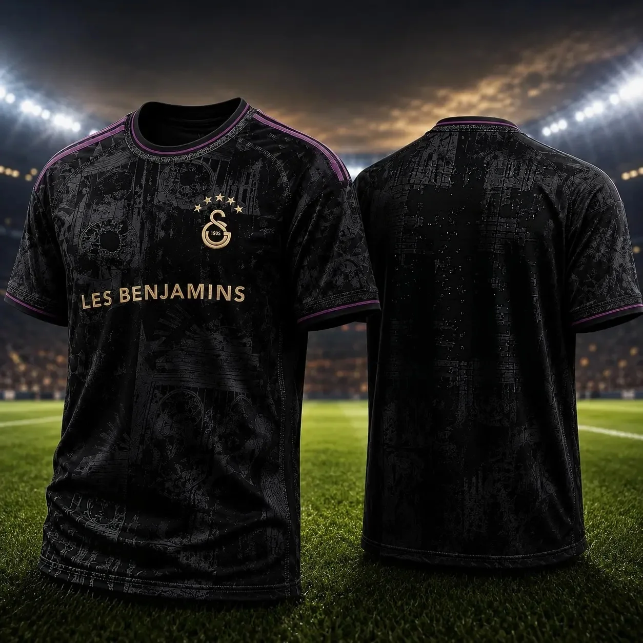 2026-27 Neues Galatasaray Herren-Trikot 3D-gedruckt Y2K Bequemes, lässiges, schnelltrocknendes T-Shirt, geeignet für den Alltag und das Training.