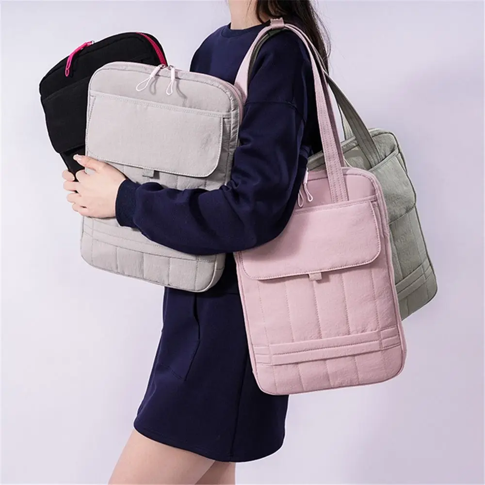 Stylish Versatile Canvas Laptop Tote Bag