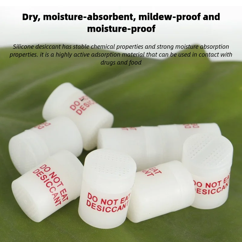 1g Column Desiccant Silica Gel Column Bottle Medicine Moisture-proof Beads Health Care Products Food Grade Cylindrical Desiccant