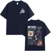 Rapper Myke Towers Graphic T-shirts Men Women Clothing Fashion Hip Hop Oversized T Shirt Unisex Cotton Short Sleeve T-shirt Tops 3