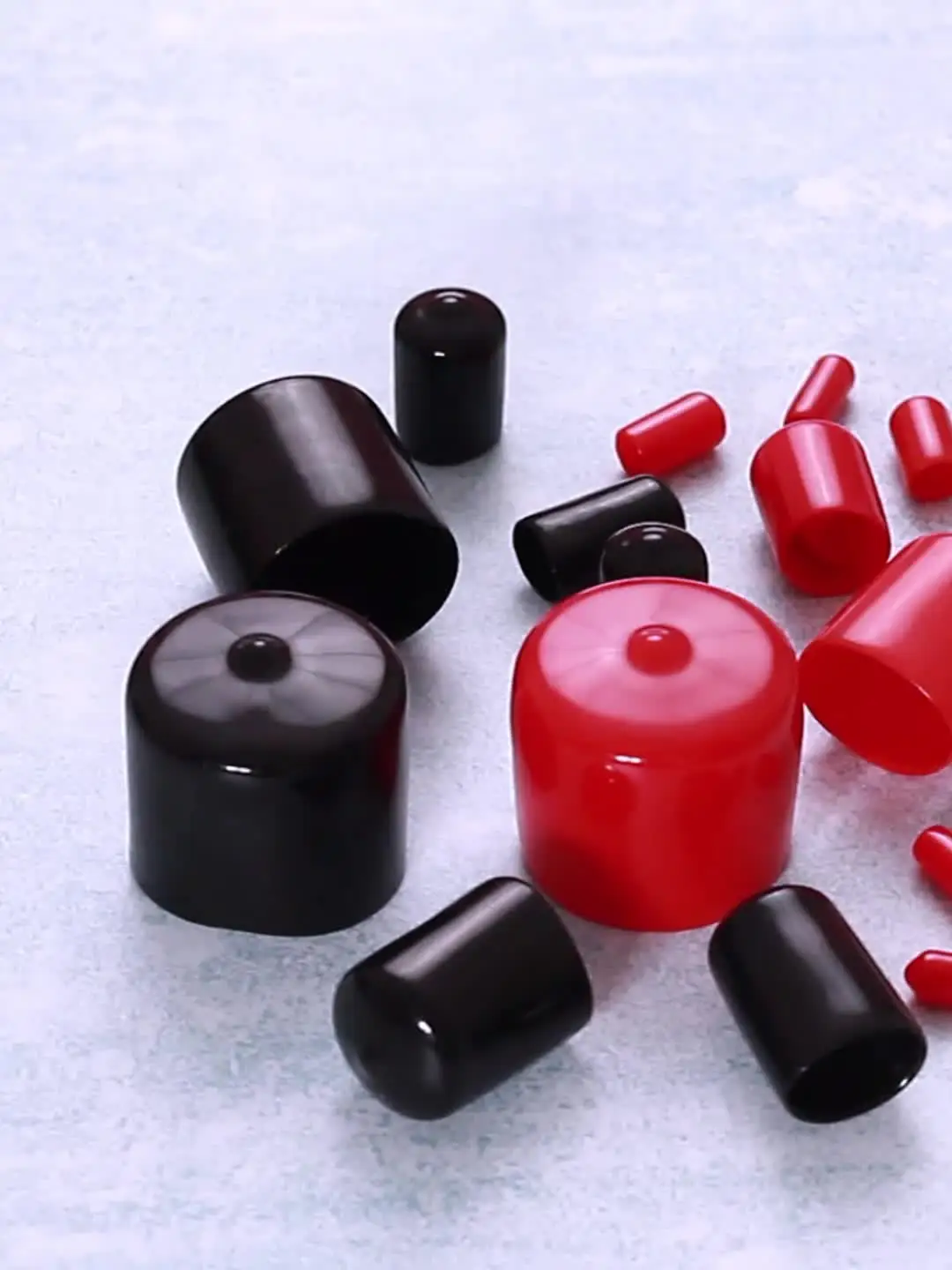 TP-25 - Tappo di chiusura in silicone diametro interno 25mm - NERO 25 tubo tubi manicotto manicotti
