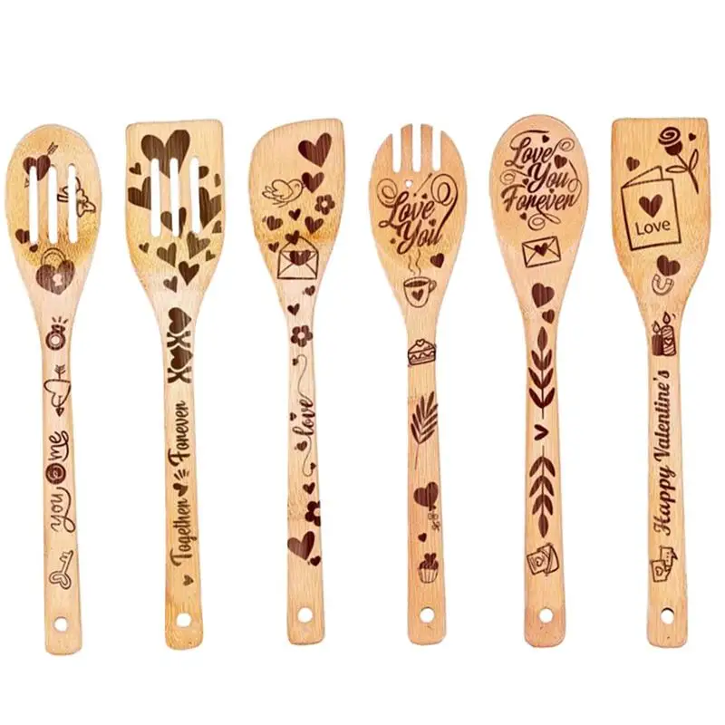 

Wooden Spoons for Cooking non stick pan frying spatula wooden kitchen utensils set household cooking tools kitchen supplies