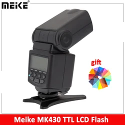 Meike MK430 TTL LCD Flash Speedlite for Canon 60D 70D 77D 80D 450D 550D 600D 1100D T7i T6i T6S T6 T5i  T5 T4i T3i T2i SL2