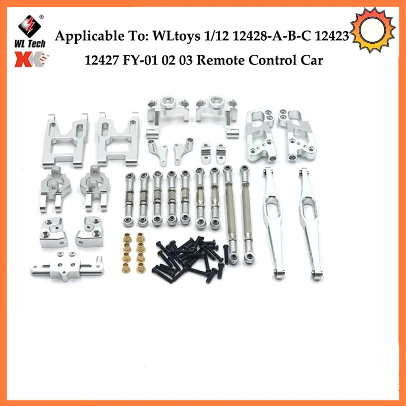 Wltoys-piezas Coche A Control Remoto, Model FY-03 Piezas Metal Mejoradas, Asiento Oscilante, Color Azul,1/12 12428 1