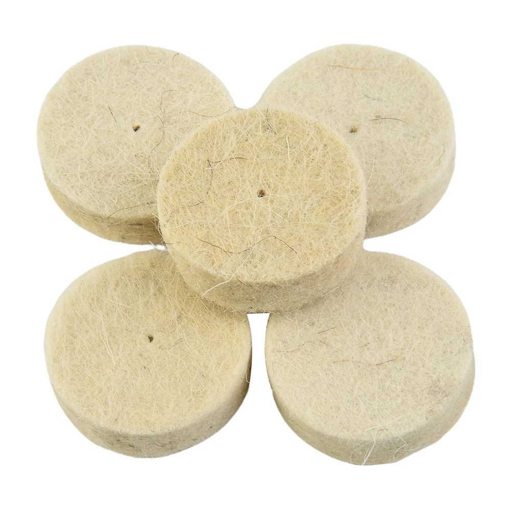 Home Wool Felt Wheels White 3.175mm 33pcs Buffing Wheel Kit Household Polishing Wheel Rotary Tool High Quality 33pcs buffing wheel kit polishing wheel wool wheels rotary tool accessory 3mm for cleaning polishing metal wood