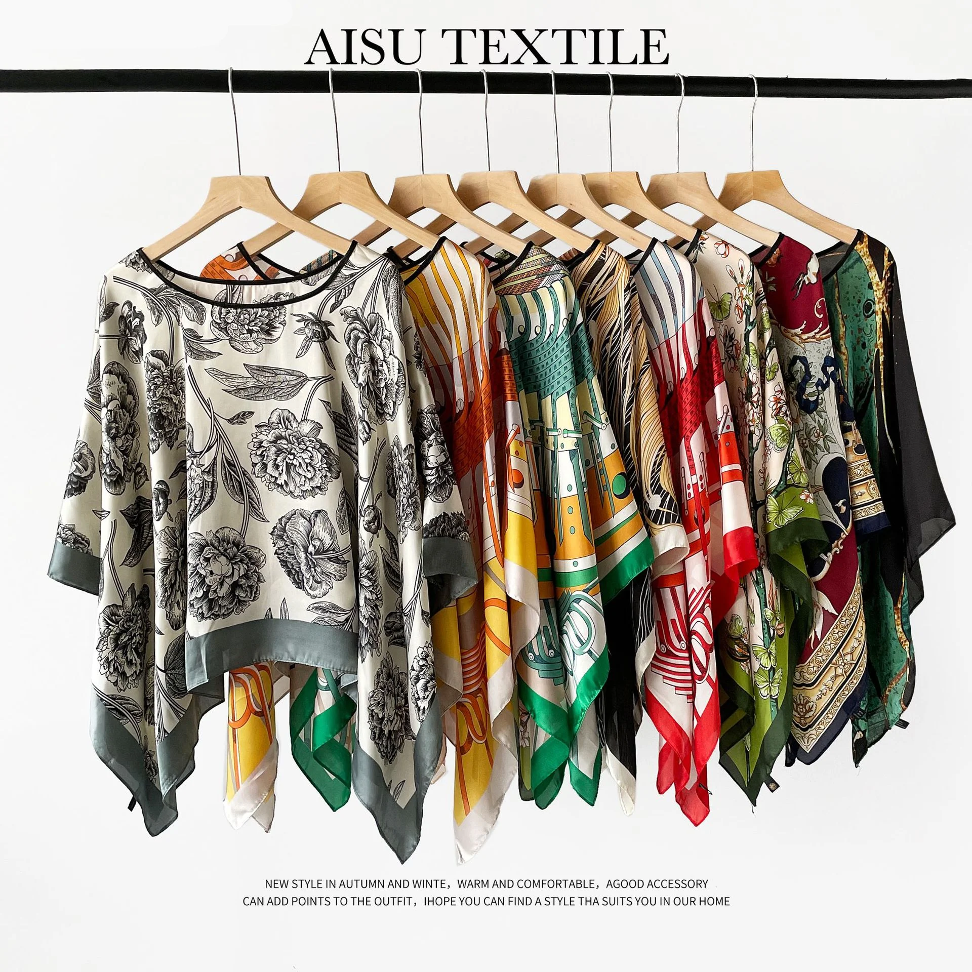 Neie Sonneschutzschal mat Tëntmolerei Schéine Brokat Fraebedruckte Schalbedeckung Rees Sonneschutz Strandschal_voghion.com