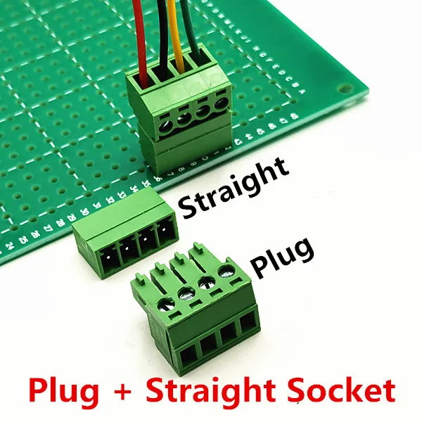 5Pcs 2- Pin Pluggable Quick USwitch Power Input Connector - Terminal B