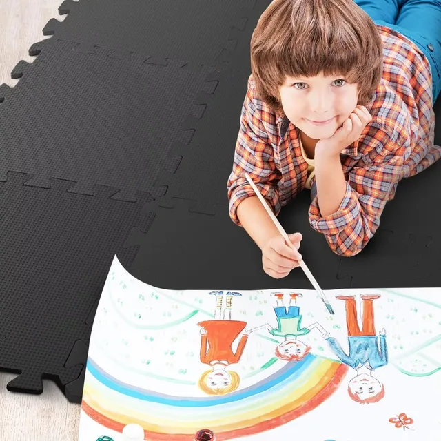 18Pcs Baby Play Stitching Mat Child Protection Non-slip Carpet B1 Flame Retardant Material BPA Free Soft Waterproof Fitness Mat 3