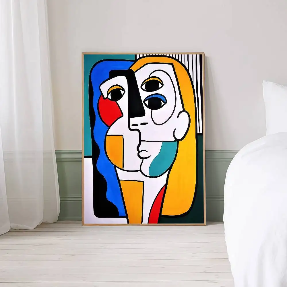 Abstract Picasso-Inspired Art Poster - Classic Movie HD Wall Art