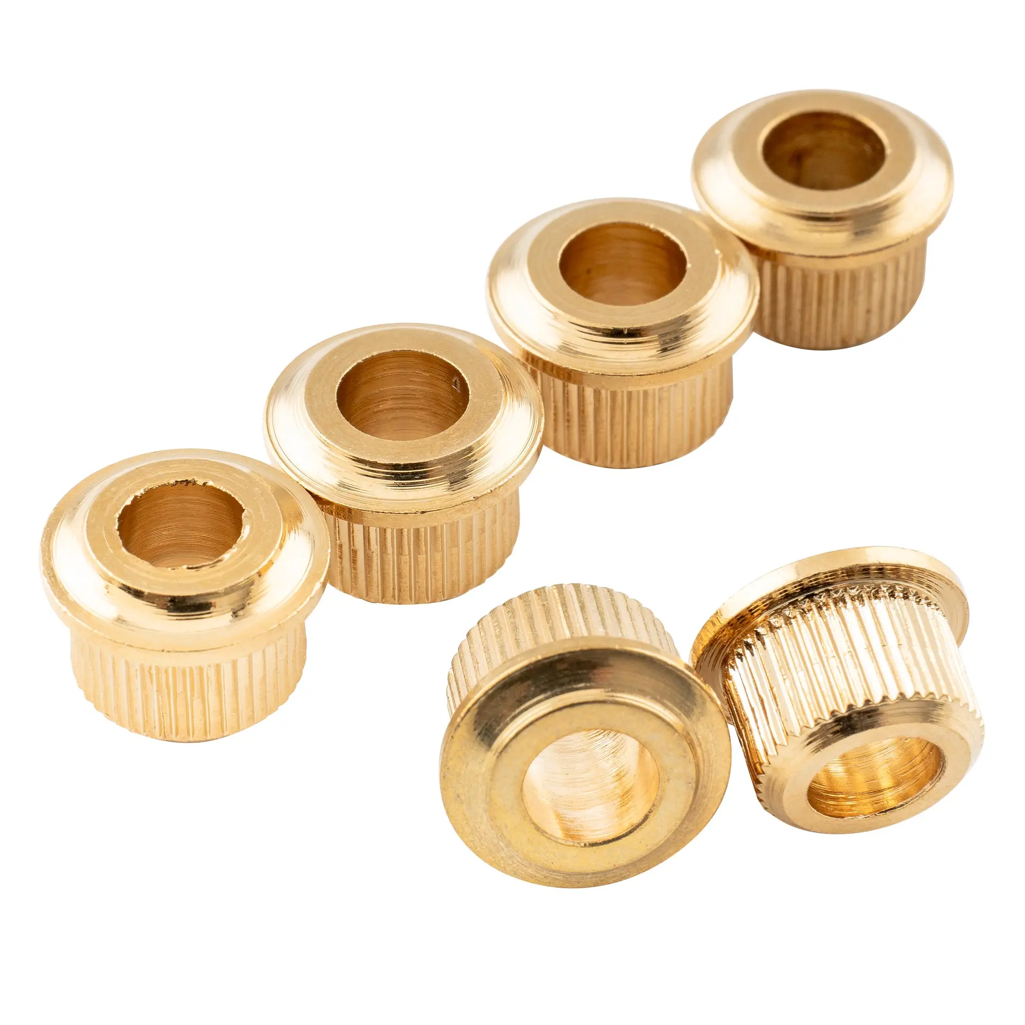 Musiclily Pro Steel Vintage/Modern 6 mm auf 10 mm Gitarren-Stimmgerät-Konvertierungsbuchsen Stimmwirbel-Adapter-Aderendhülsen (6er-Set) – Detail 11