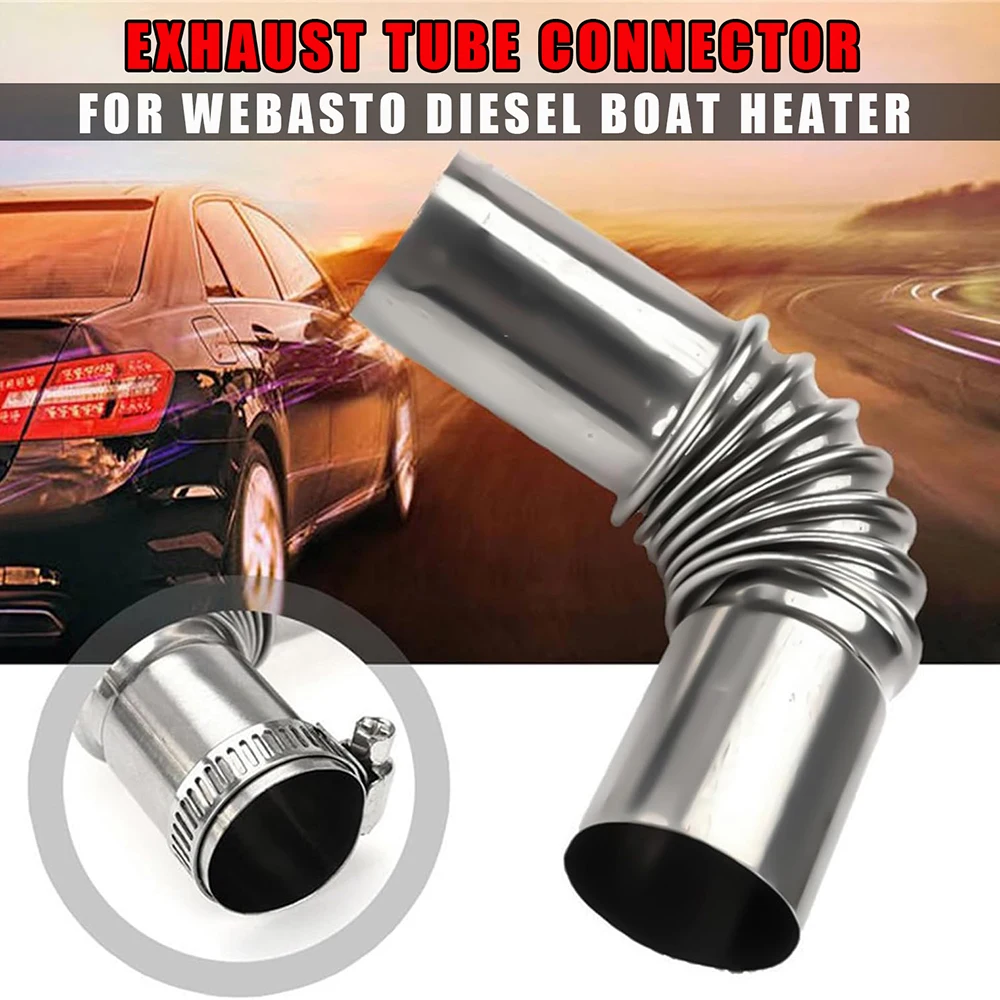 Universal Exhaust Pipe Tube Elbow Connector Set for Diesel Heater Systems
