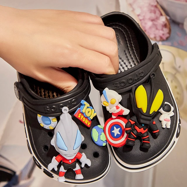 Cartoon Jibbitz For Croc Anime Shoe Charms Fit to Sandals and Slippers PVC  Accessories with Buckle