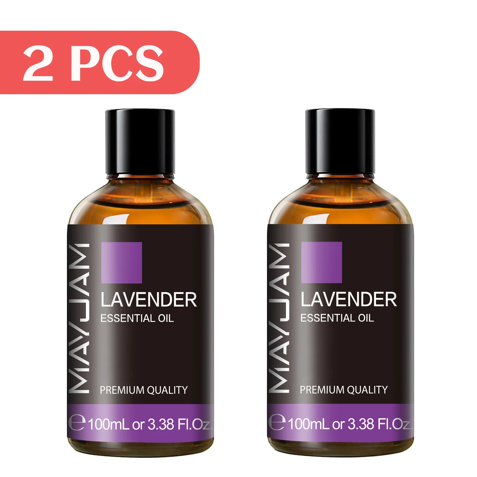 Aromatic Blend Essential Oil Set - Sweet Orange, Vanilla, Geranium, and Clove (100ml Each) with Dropper