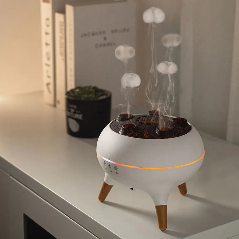 Dynamic Jellyfish Cool Mist Humidifier Remote Control Air Diffuser Humidifier with Colorful Night Lights for Home Bedroom Office 5