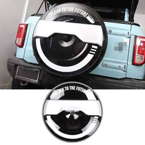 

Car Body Spare Tire Tyre Wheel Cover Fits for Ford Bronco 4 Door 2021 2022 2023