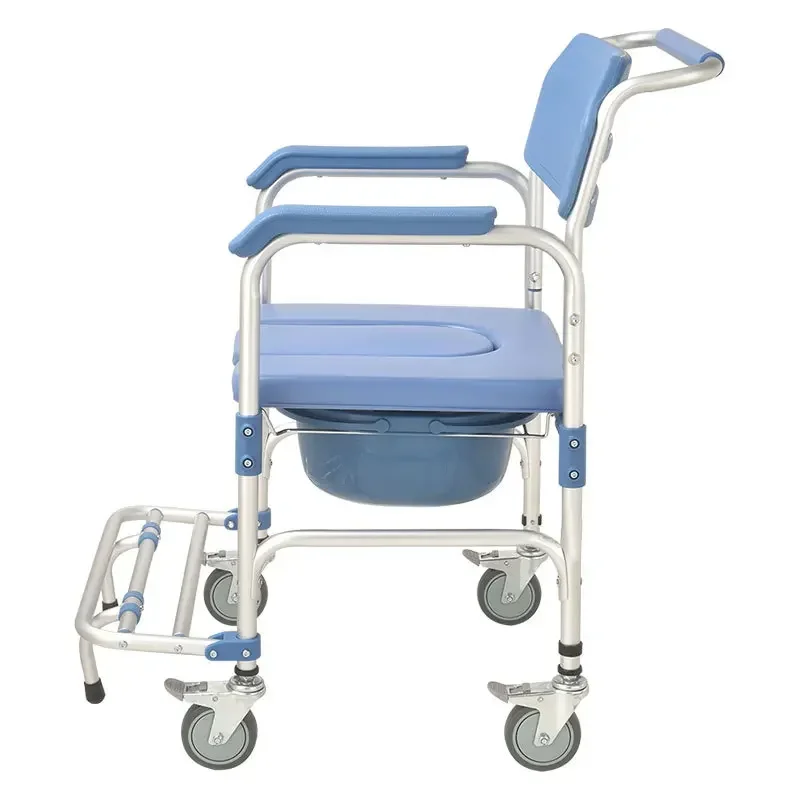 Multifunctional Shower Chair Comfortable Bath Seat for Pregnant Women and Disabled, Sturdy and Safe Bathroom Aid