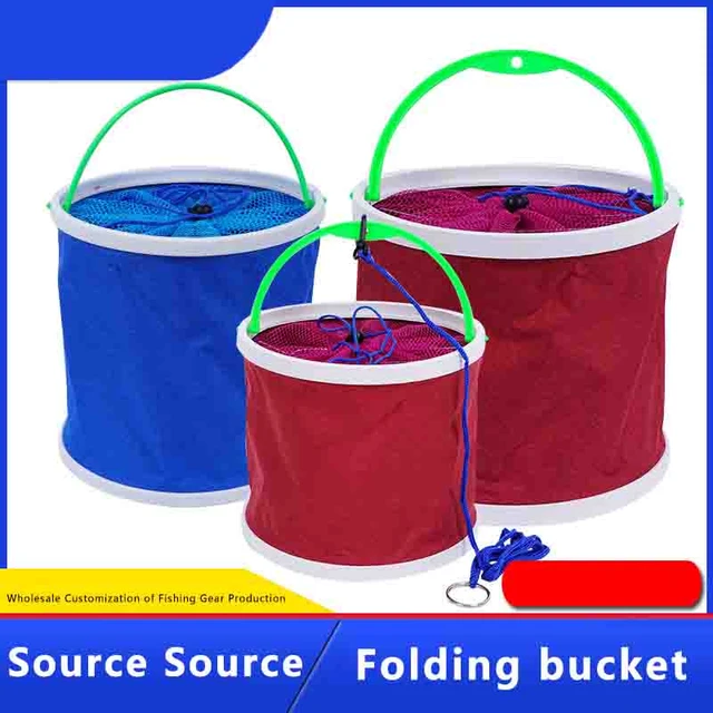 Fishing Box Portable Foldable Fish Bucket Transparent Skylight Breathable  Fish Bucket Accessories for Fishermen - AliExpress