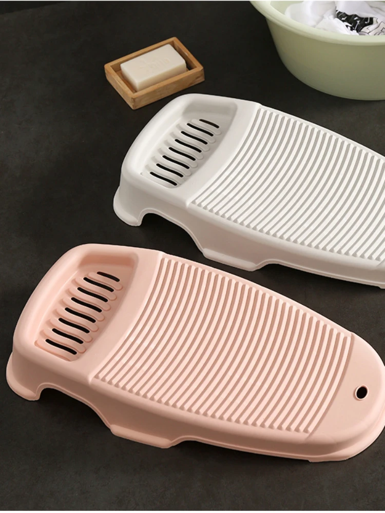 Thickened Ribbed Washboard with Antislip Design Clothes Basin Washboard Thicken Washing Board Cleaning Tool Bathroom Accessories laundry board