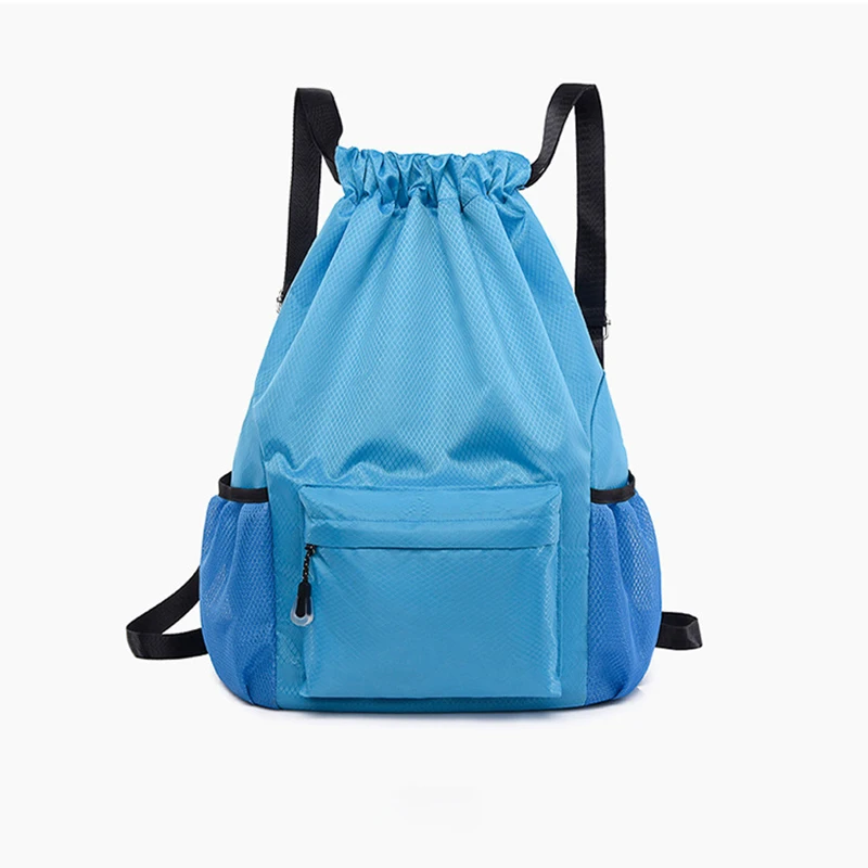Waterproof Drawstring Pocket Simple Drawstring Backpack New Men's And Women's Sports Hiking Bag