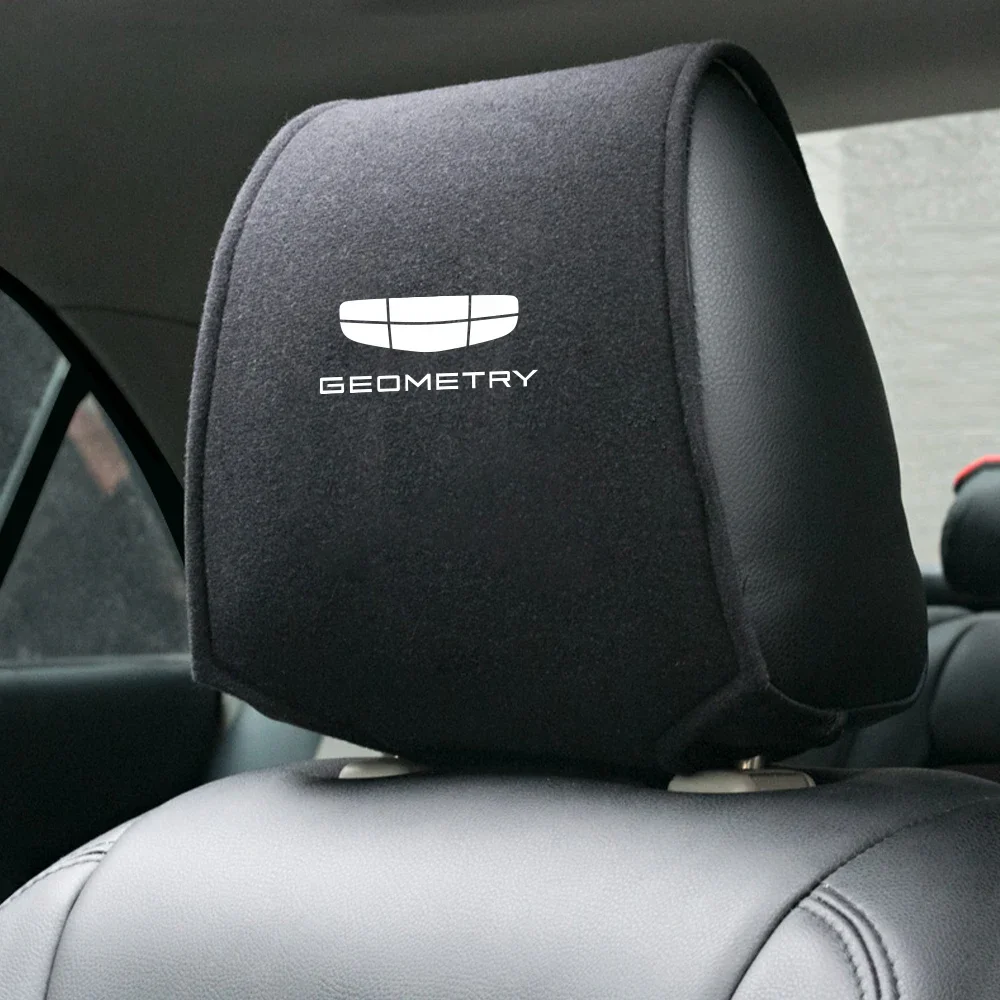 자동차 좌석 헤드레스트 베개 커버, Geely Geometry C E Gc6 Tugella Emgrand ec7 x7 Atlas Pro Coolray 2023 자동차 액세서리, 1PC