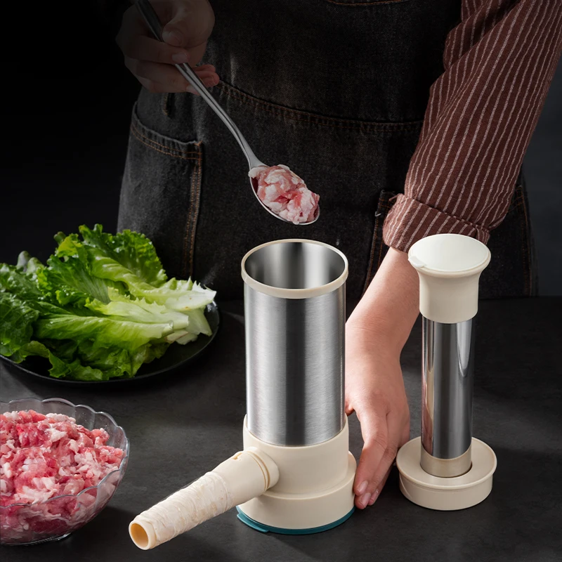 GIANXI304 Stainless Steel Handmade Sausage Enema Kitchen Meat Kit Food-grade Meat Stuffing Kitchen Kit