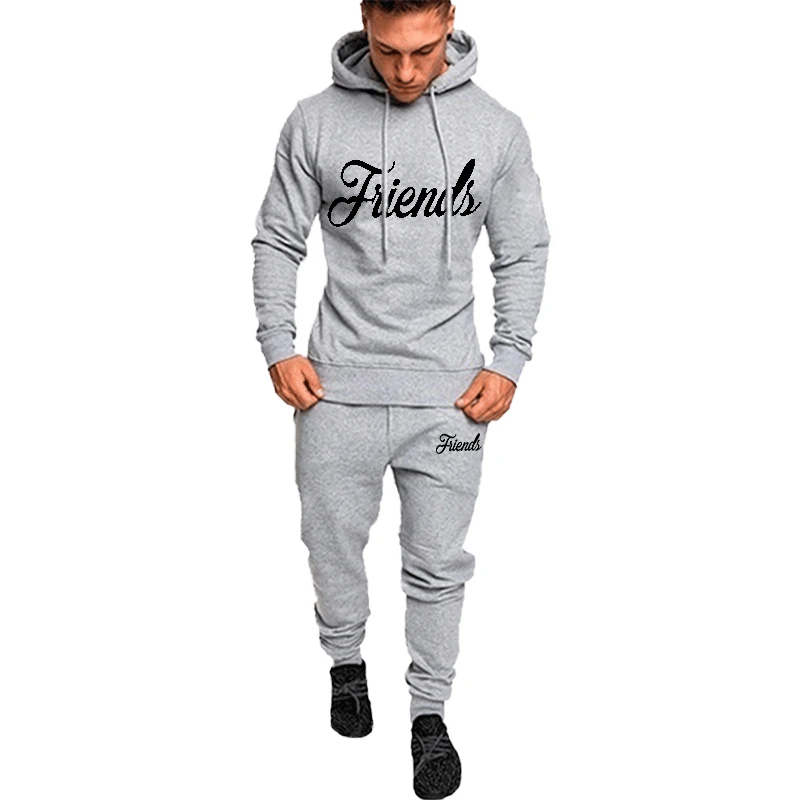 Men's fashion printed camouflage set, popular style jacket style outdoor sports hoodie+pants set/camouflage set