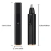 Electric Nose Hair Trimmer with Digital Display Hair Remover Nose Hair  Shaver Scissors Face Care Kit Tools with USB Charging 6